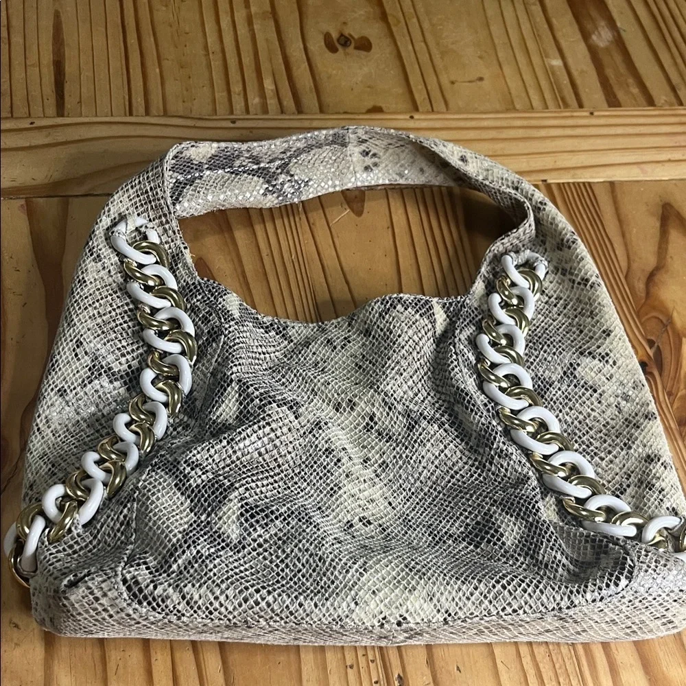 Michael Kors Python Embossed Boho